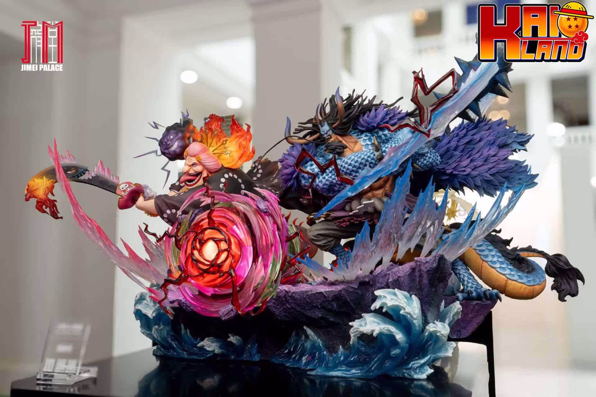 One Piece Jimei Palace Big Mom x Kaido Licensed Resin Statue - Imagen 3