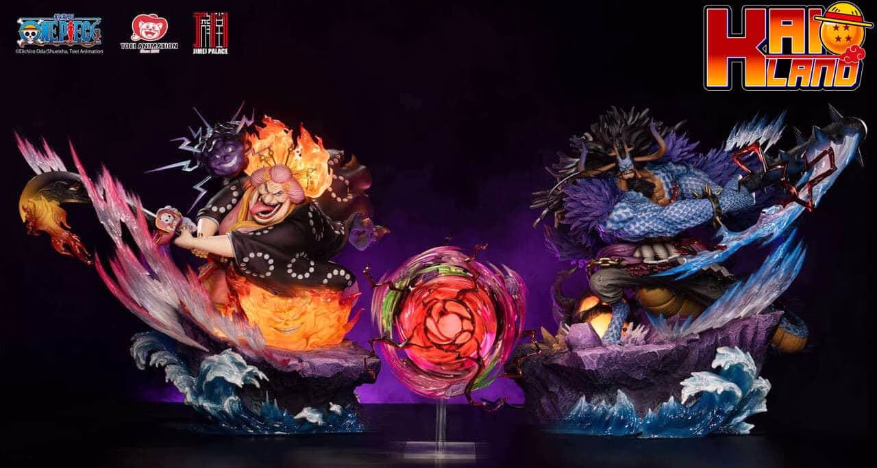 One Piece Jimei Palace Big Mom x Kaido Licensed Resin Statue - Imagen 9