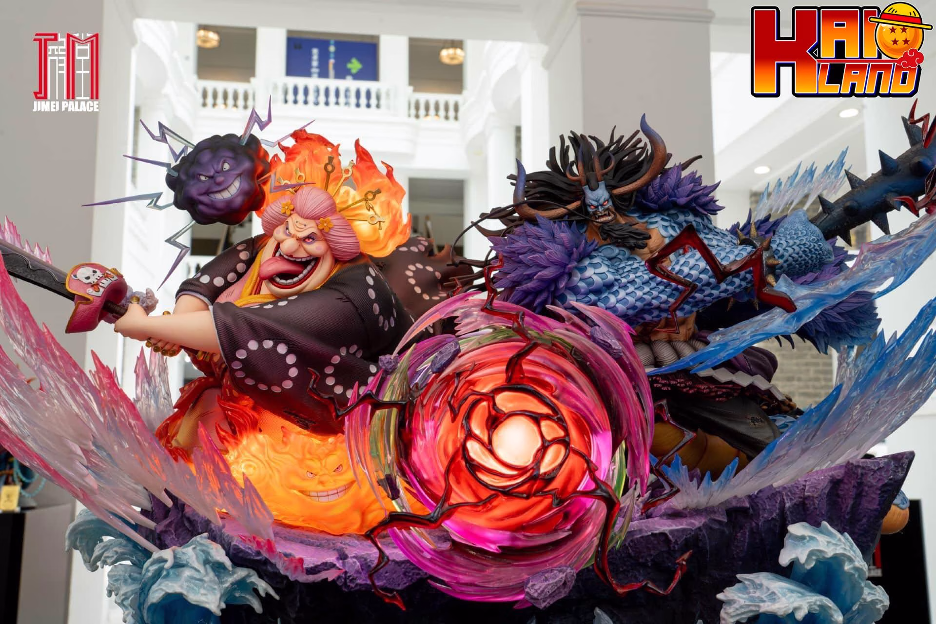 One Piece Jimei Palace Big Mom x Kaido Licensed Resin Statue - Imagen 7