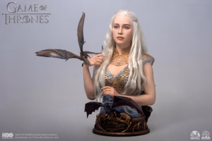 Game of Thrones Infinity Studio X Penguin Toys Daenerys Targaryen Life-Size Bust Licensed Resin Statue