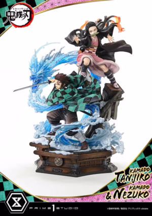 Kimetsu no Yaiba Prime 1 Studio CMDSKY 01 Tanjiro Kamado  Nezuko Kamado Licensed Resin Statue