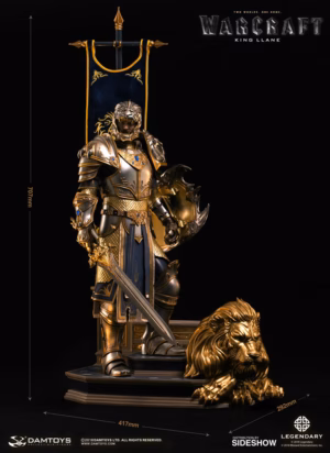 Warcraft DAMTOYS Studio King Llane Premium  Licensed Resin Statue