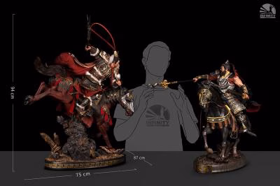Infinity Studio Three Kingdoms Generals Lu Bu Licensed Resin Statue 3 Infinity Studio Three Kingdoms Generals Lu Bu Licensed Resin Statue - immagine 3