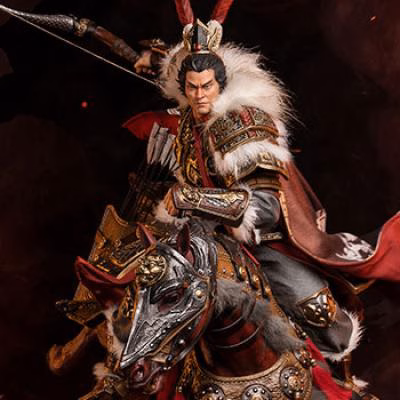 Infinity Studio Three Kingdoms Generals Lu Bu Licensed Resin Statue 2 Infinity Studio Three Kingdoms Generals Lu Bu Licensed Resin Statue - immagine 2