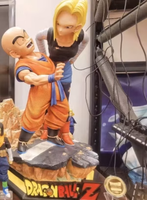 Dragon Ball Z Soul Wing Studio Super Saiyan 3 Son Goku and Kid Buu