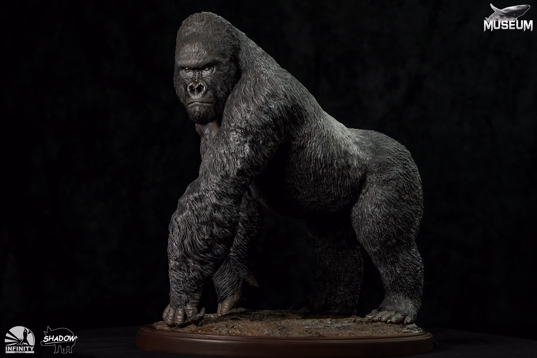 Infinitystatue Museum Series Mountain Gorilla Licensed Resin Statue 8 Infinitystatue Museum Series Mountain Gorilla Licensed Resin Statue - Image 8