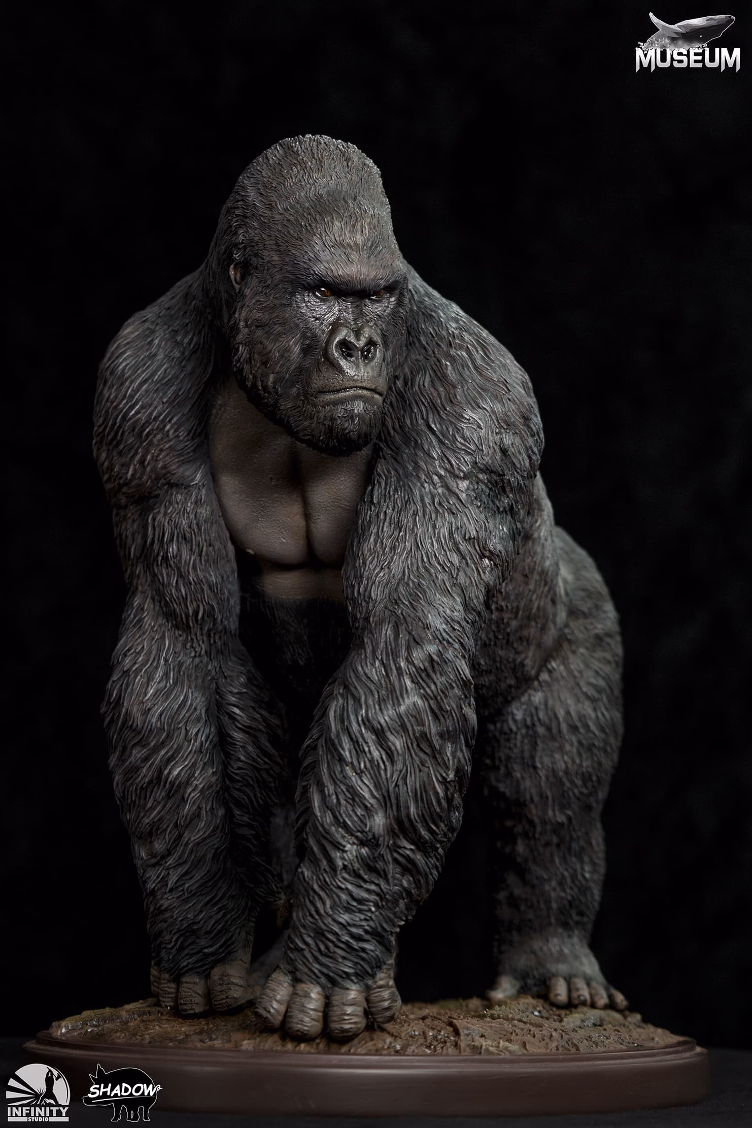 Infinitystatue Museum Series Mountain Gorilla Licensed Resin Statue 1 Infinitystatue Museum Series Mountain Gorilla Licensed Resin Statue