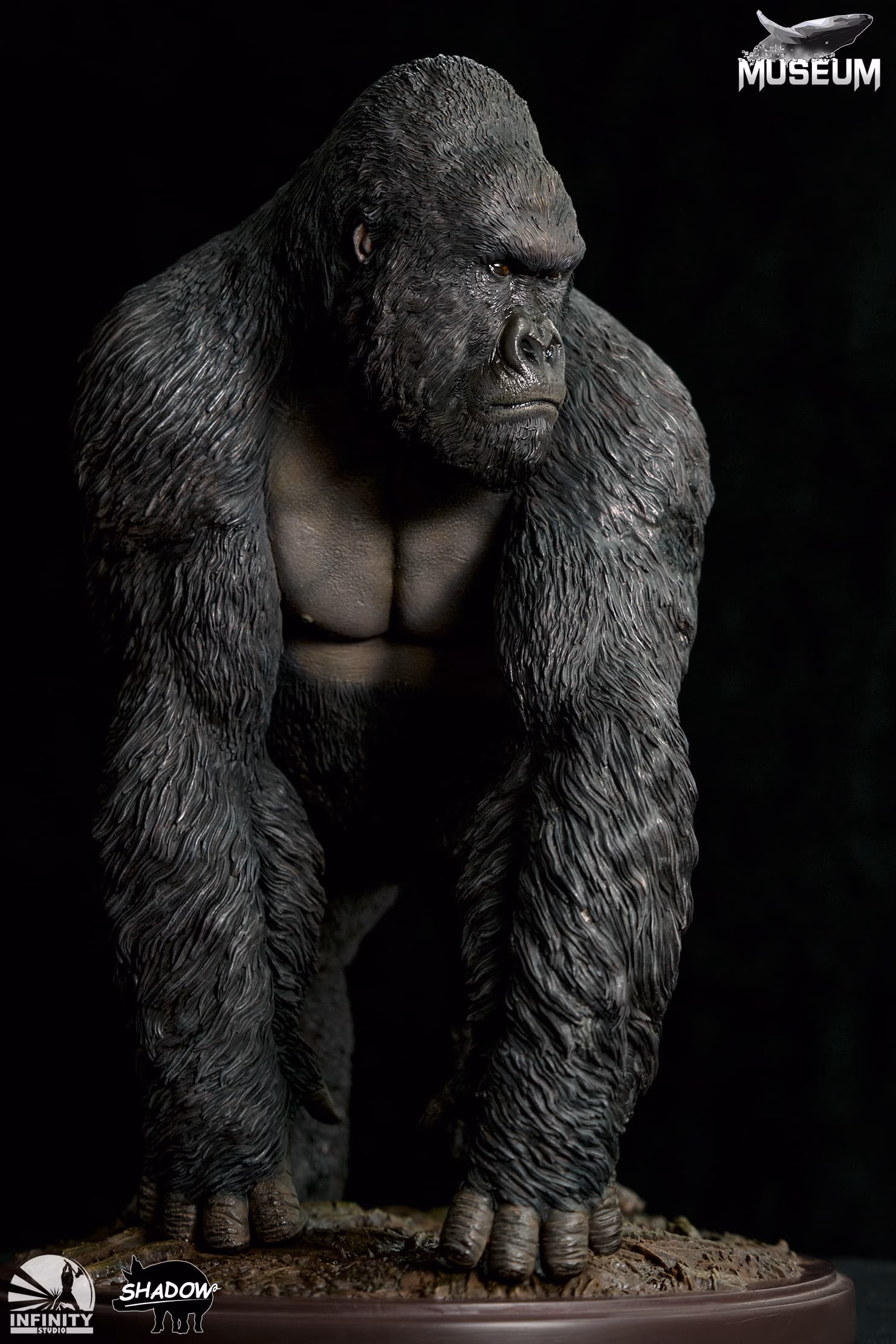 Infinitystatue Museum Series Mountain Gorilla Licensed Resin Statue 3 Infinitystatue Museum Series Mountain Gorilla Licensed Resin Statue - Image 3