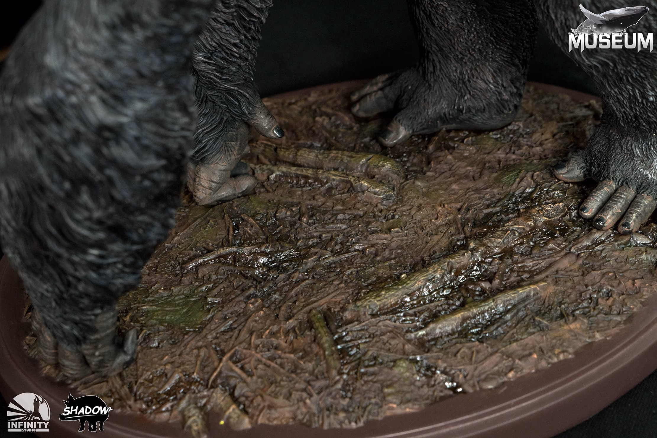 Infinitystatue Museum Series Mountain Gorilla Licensed Resin Statue 2 Infinitystatue Museum Series Mountain Gorilla Licensed Resin Statue - Image 2