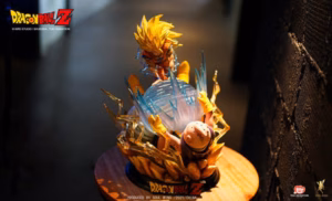 Dragon Ball Z Son Goku vs Majin Buu Licensed Resin Statue