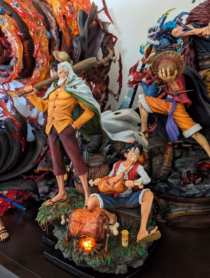 One Piece Jimei Palace Monkey D Luffy and Silvers Rayleigh