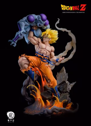 Dragon Ball  Ryu Studio Son Goku vs Frieza  Licensed Resin Statue