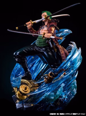 One Piece Unique Art Log Collection Roronoa Zoro  Licensed Resin Statue