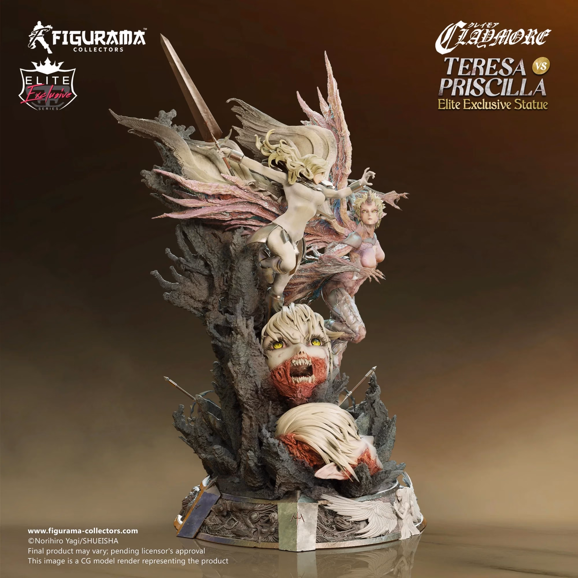 Claymore Figurama studio Teresa vs Priscilla 9 Claymore Figurama studio Teresa vs Priscilla - Imagen 9