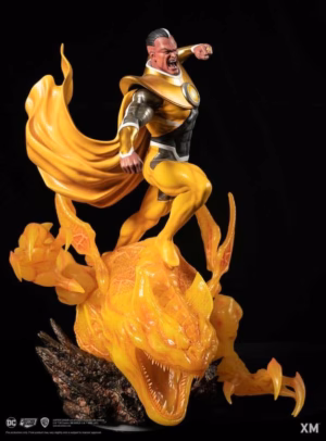 DC XM estudio Sinestro  Rebirth  Escultura de resina