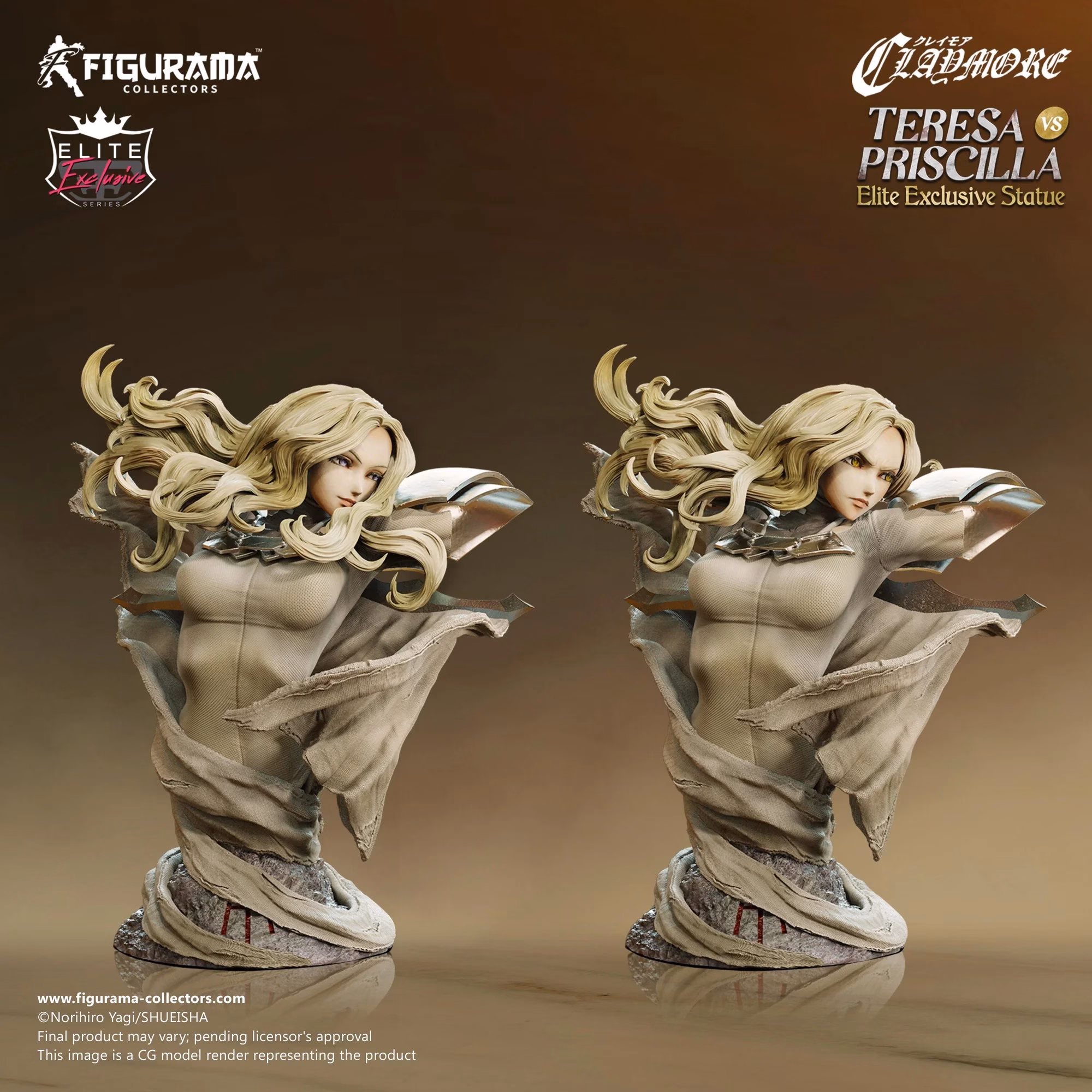 Claymore Figurama studio Teresa vs Priscilla 10 Claymore Figurama studio Teresa vs Priscilla - Imagen 10