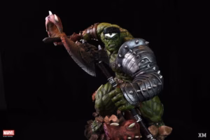 Marvel XM estudio Planet Hulk  Escultura de resina