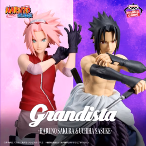 Naruto Shippuden Banpresto Grandista Uchiha Sasuke  PVC