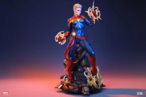Marvel XM estudio Captain Captain Marvel Resin Statue