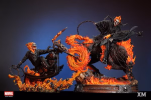 Marvel XM estudio Ghost Rider Horseback Edition  Escultura de resina