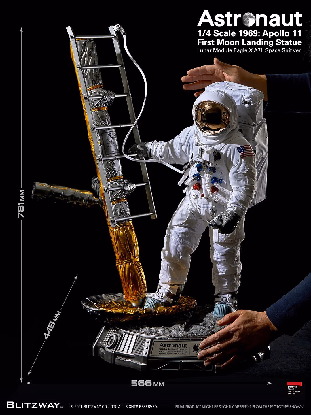 Blitzway Astronaut Apollo 11 LM5 A7L 7 Blitzway Astronaut Apollo 11 LM5 A7L - Imagen 7