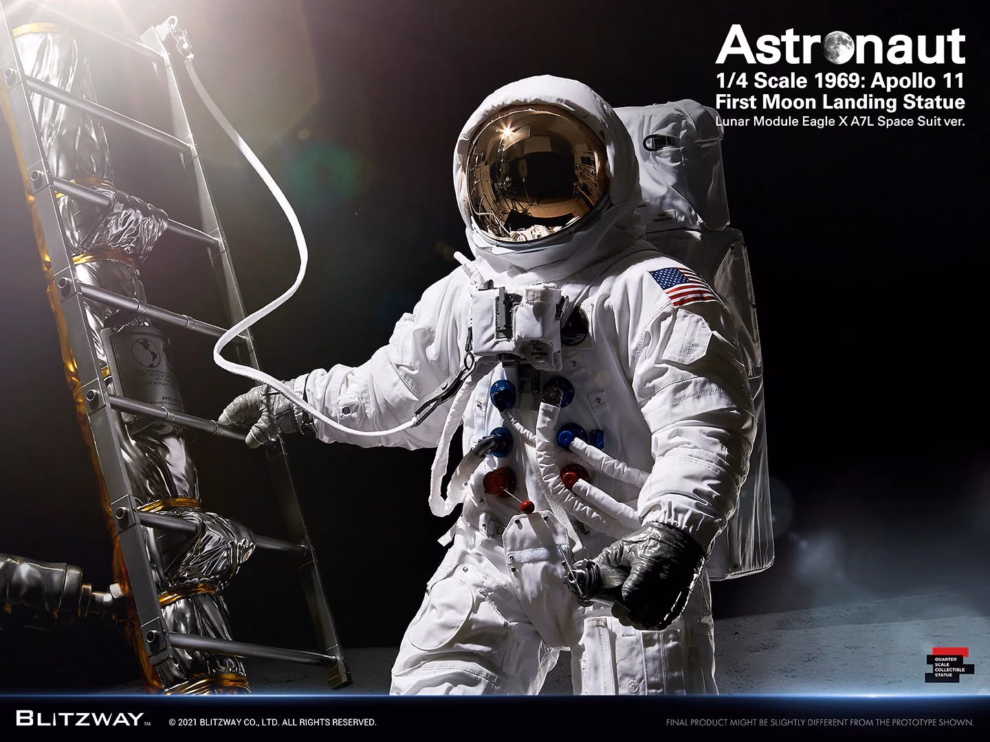Blitzway Astronaut Apollo 11 LM5 A7L 8 Blitzway Astronaut Apollo 11 LM5 A7L - Imagen 8