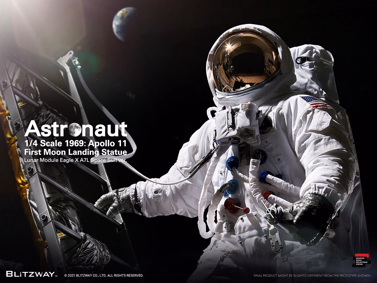 Blitzway Astronaut Apollo 11 LM5 A7L 9 Blitzway Astronaut Apollo 11 LM5 A7L - Imagen 9