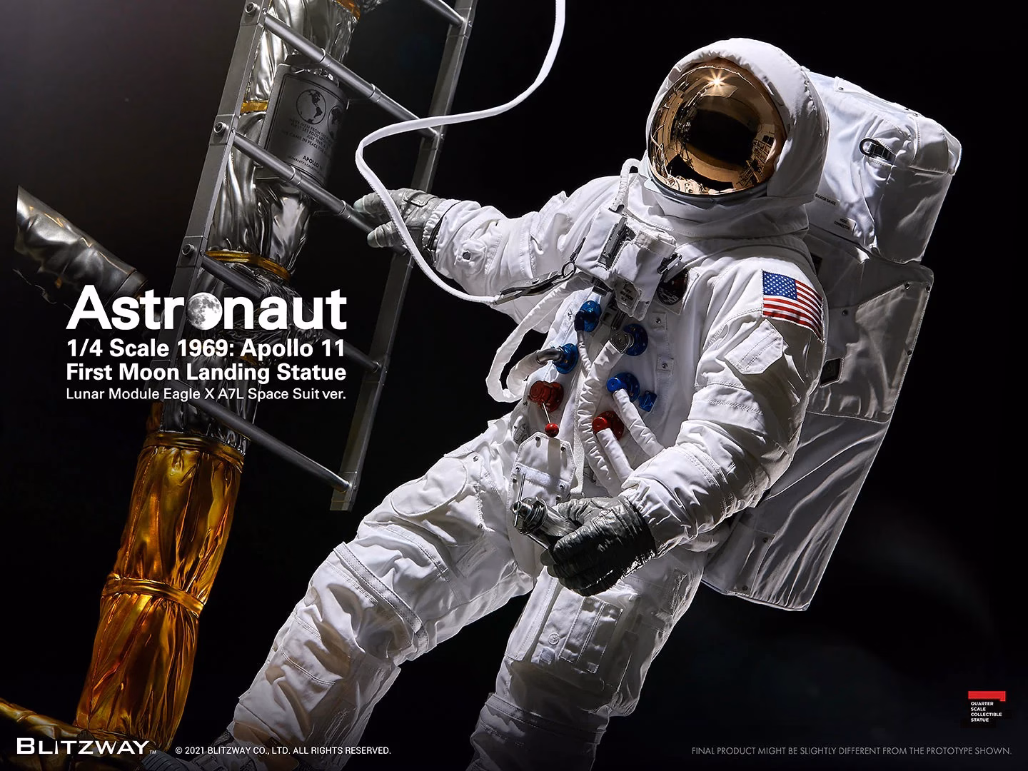 Blitzway Astronaut Apollo 11 LM5 A7L 10 Blitzway Astronaut Apollo 11 LM5 A7L - Imagen 10