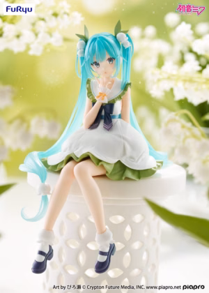 Hatsune Miku Lily of the Valley  Flower Fairy Series Noodle Stopper Figure  2nd Hand  PVC
