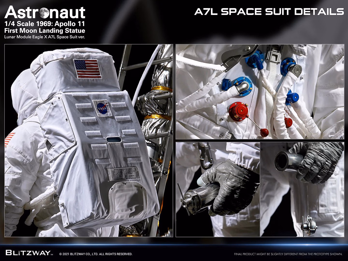 Blitzway Astronaut Apollo 11 LM5 A7L 13 Blitzway Astronaut Apollo 11 LM5 A7L - Imagen 13
