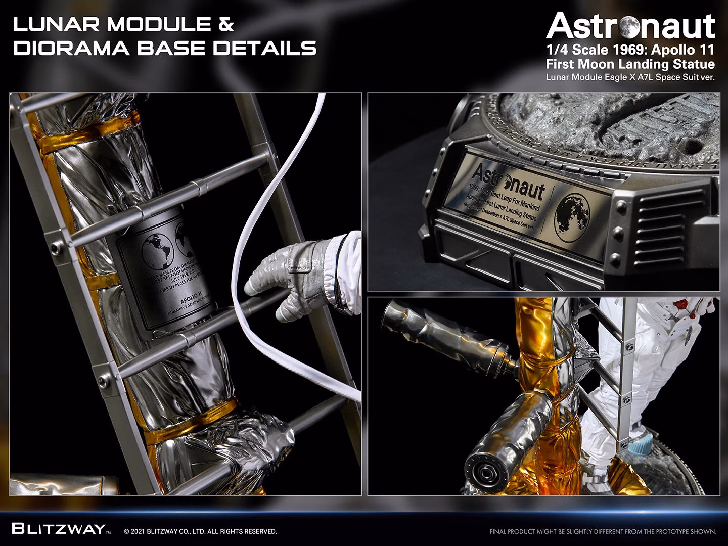 Blitzway Astronaut Apollo 11 LM5 A7L 14 Blitzway Astronaut Apollo 11 LM5 A7L - Imagen 14