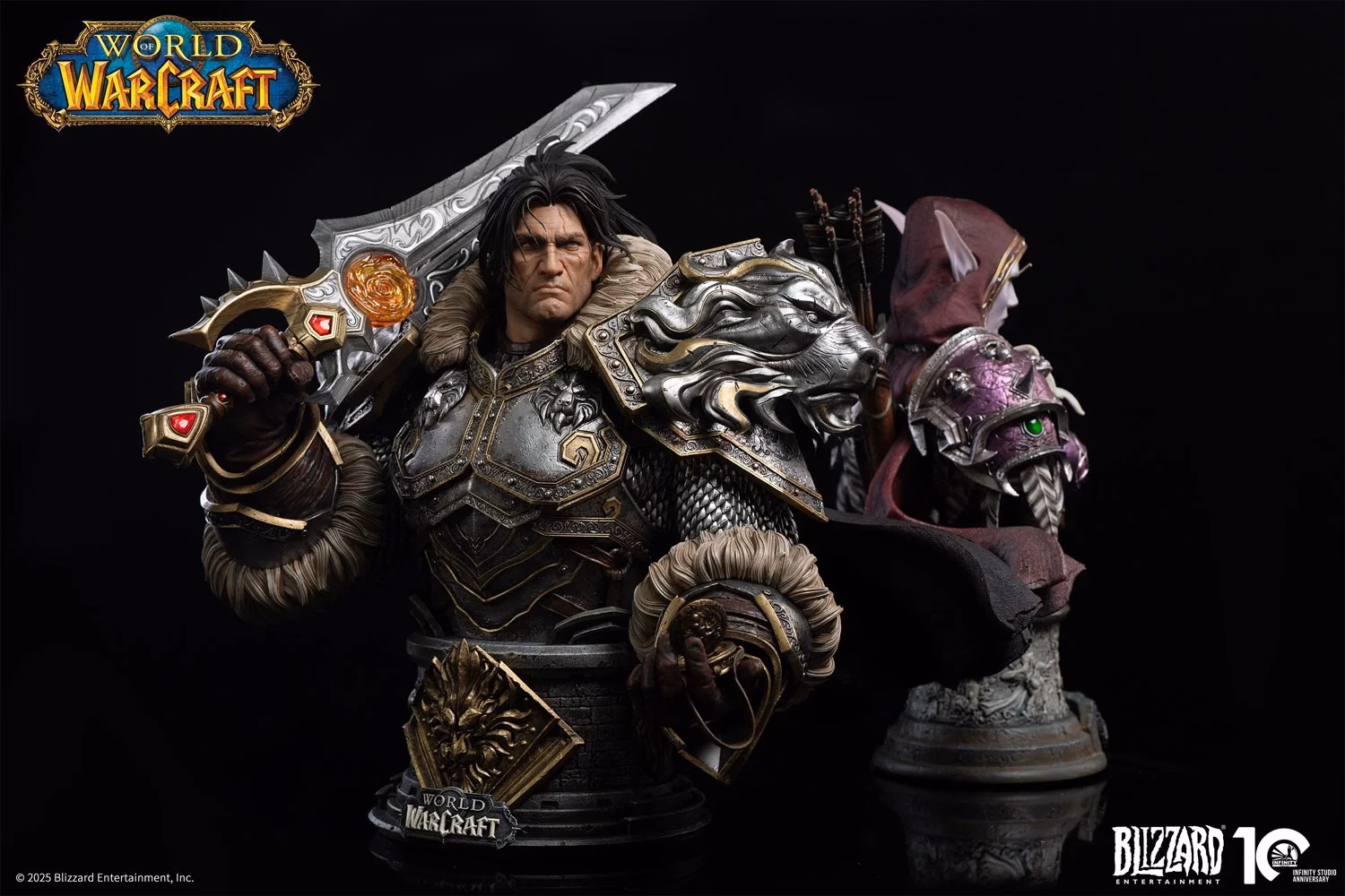 World of Warcraft Infinity Studio X Blizzard Varian Wrynn Bust 6 World of Warcraft Infinity Studio X Blizzard Varian Wrynn Bust - Imagen 6