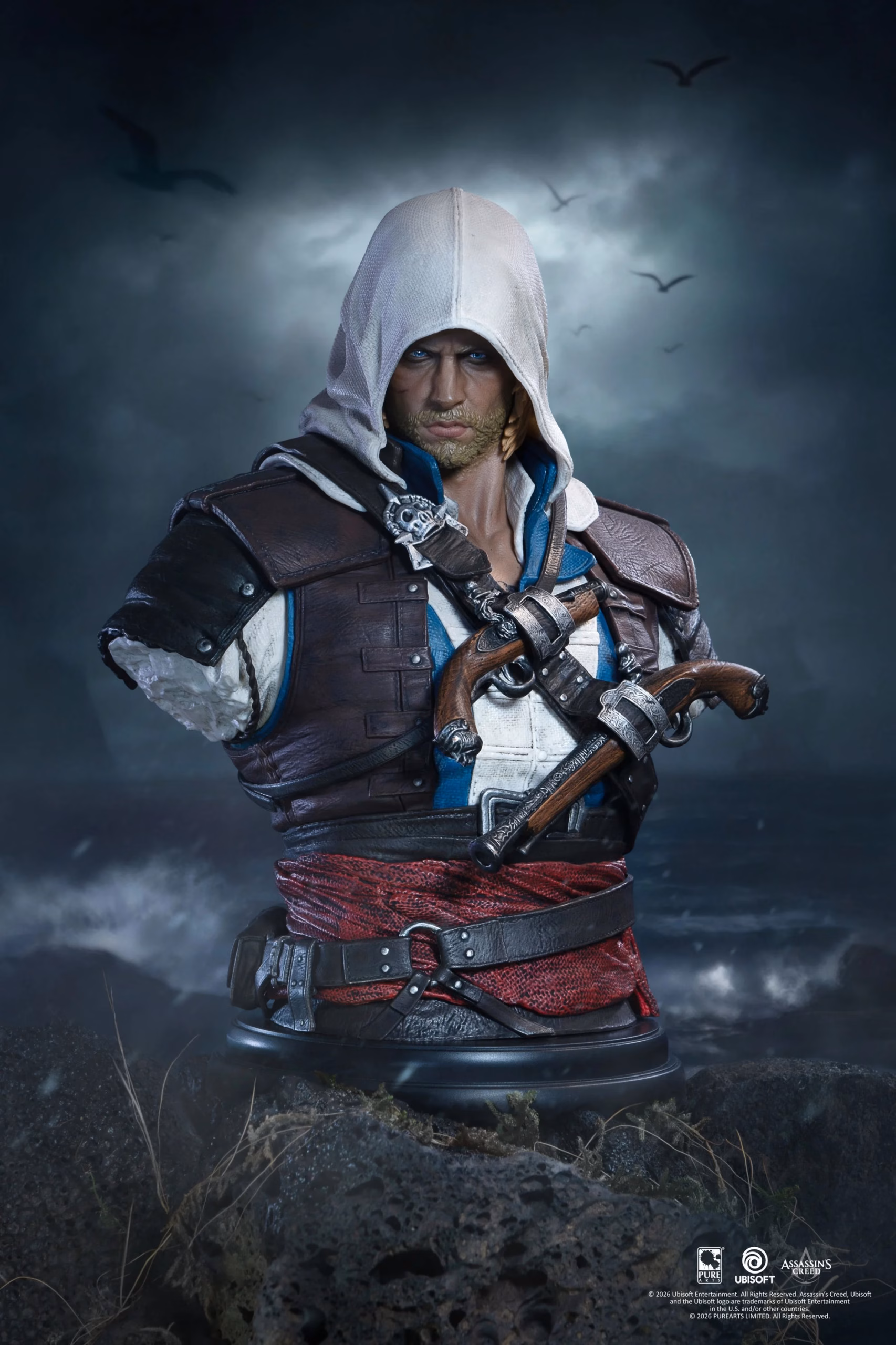 Assassins Creed PureArts Edward Kenway Bust 1 Assassins Creed PureArts Edward Kenway Bust