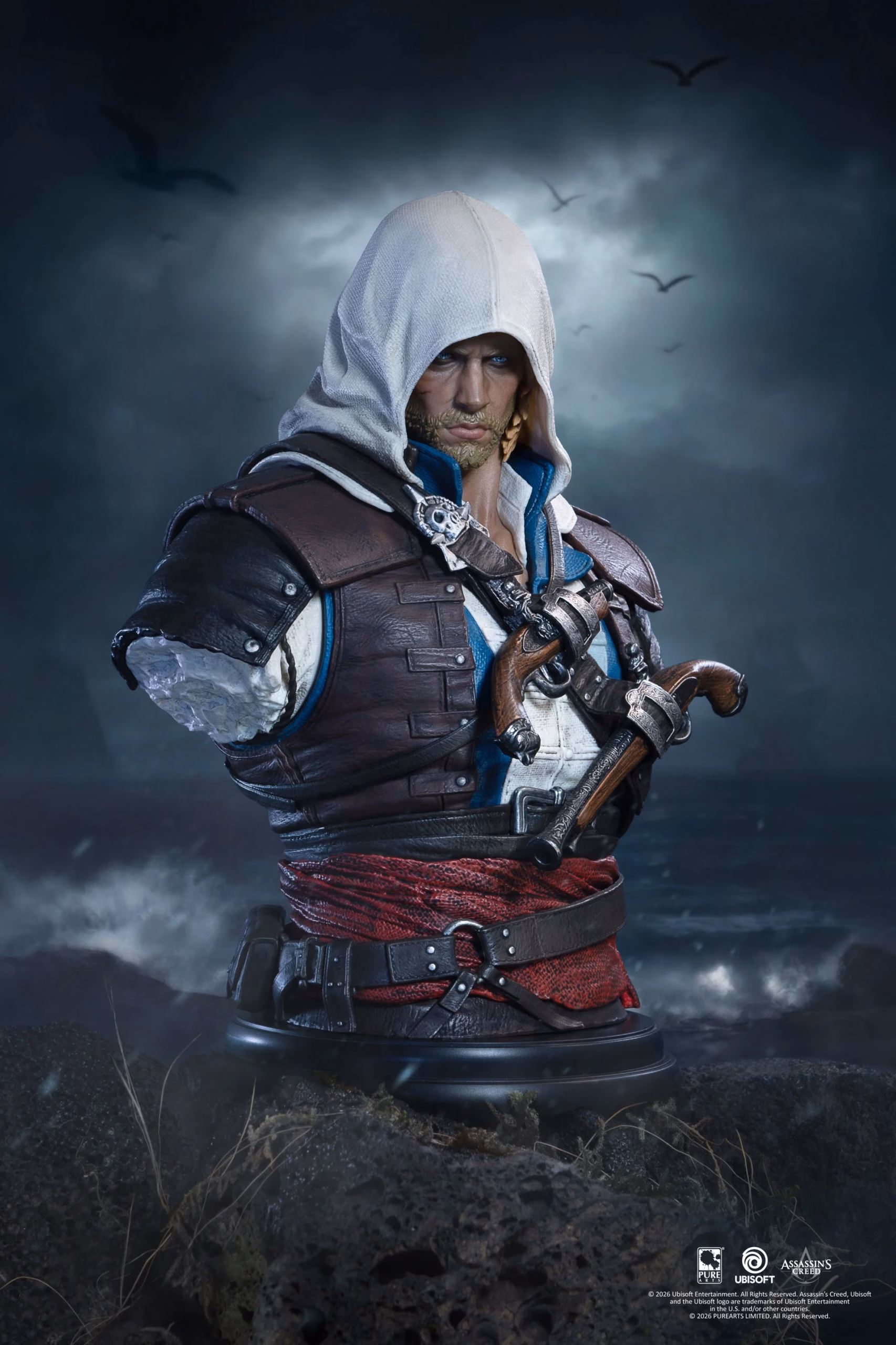 Assassins Creed PureArts Edward Kenway Bust 4 Assassins Creed PureArts Edward Kenway Bust - Imagen 4