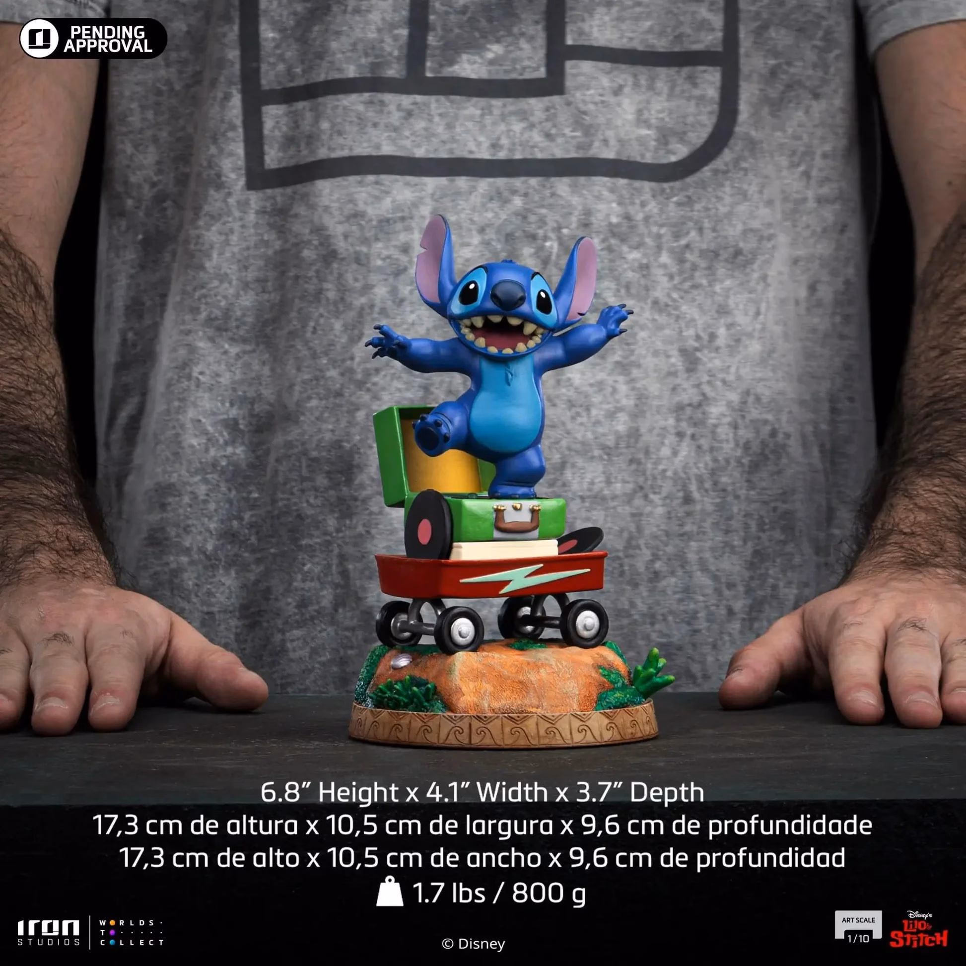 Lilo Stitch Iron Studio Stitch