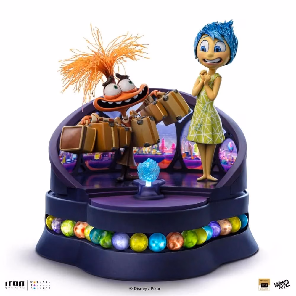 Inside Out 2 Iron Studio Joy and Anxiety Deluxe - Imagen 2