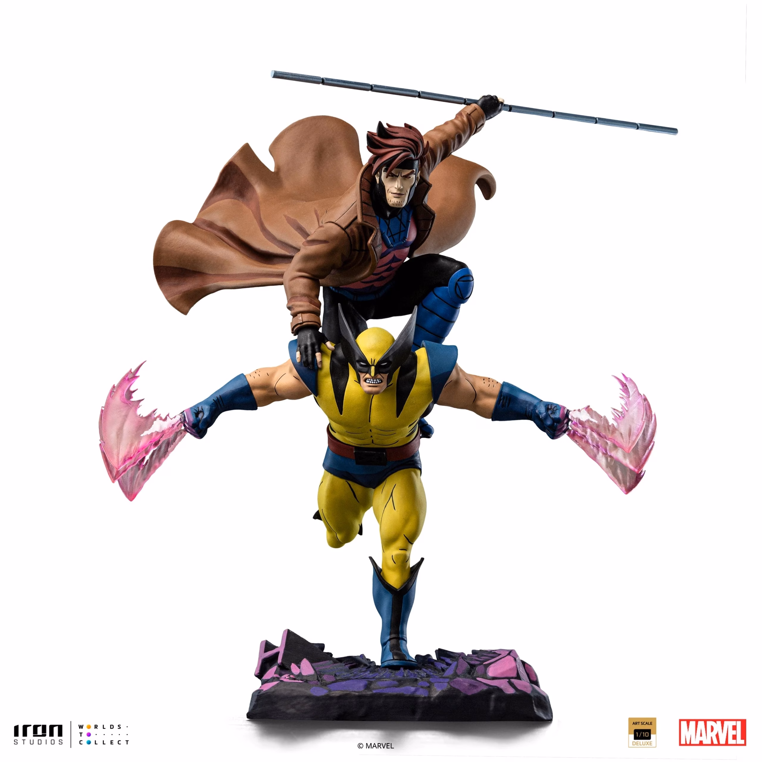 X Men 97 Iron Studio Gambit and Wolverine - Imagen 5