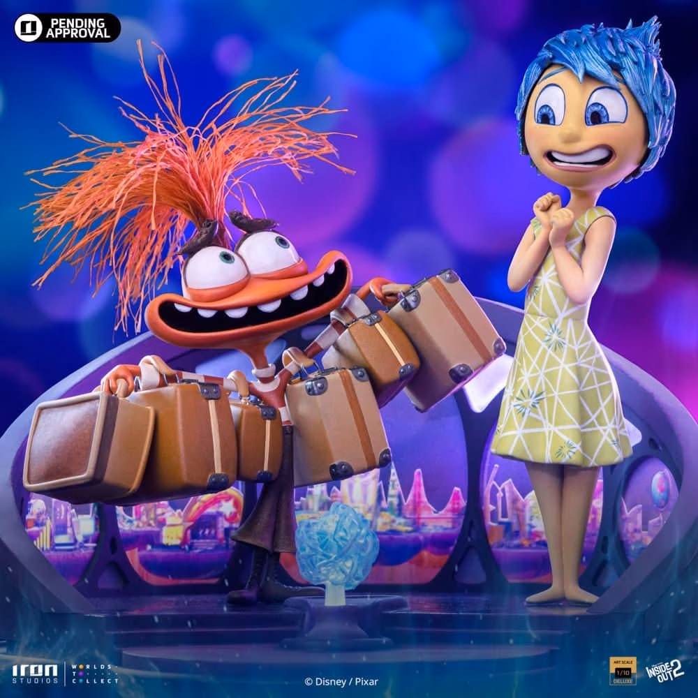 Inside Out 2 Iron Studio Joy and Anxiety Deluxe - Imagen 3
