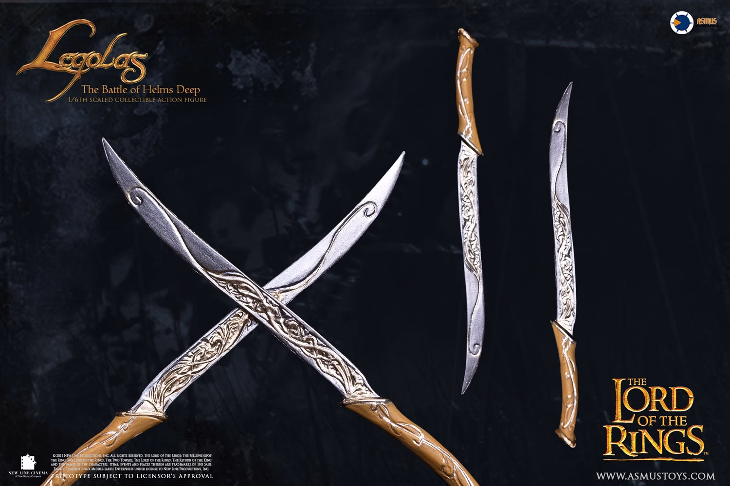 The Lord of the Rings Asmus Toys Legolas Helms - Imagen 6