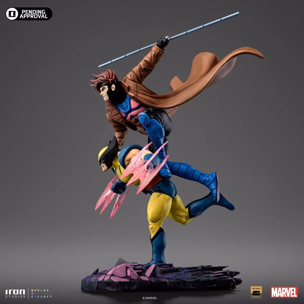 X Men 97 Iron Studio Gambit and Wolverine - Imagen 2