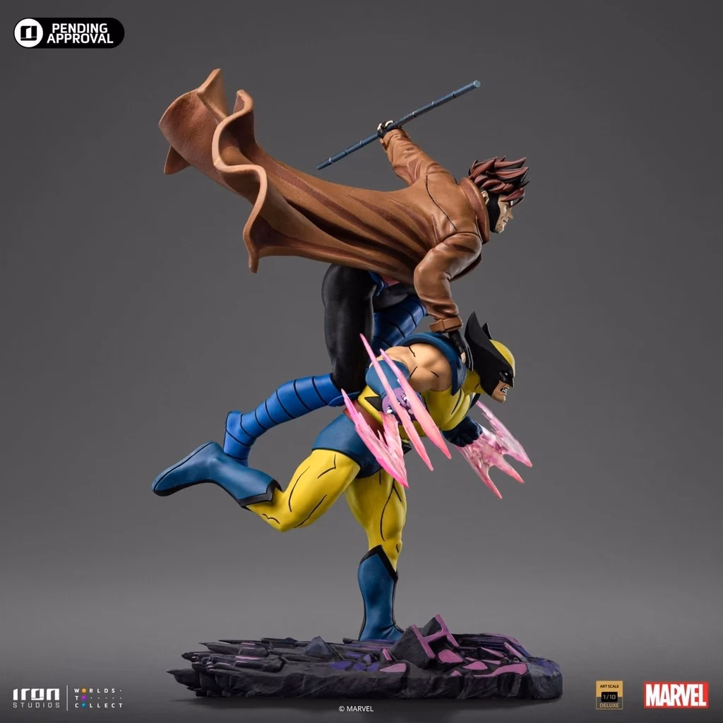 X Men 97 Iron Studio Gambit and Wolverine - Imagen 3