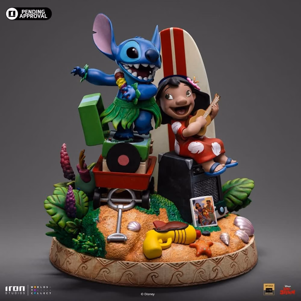 Lilo Stitch Iron Studio Deluxe Disney Classics Art Scale - Imagen 6