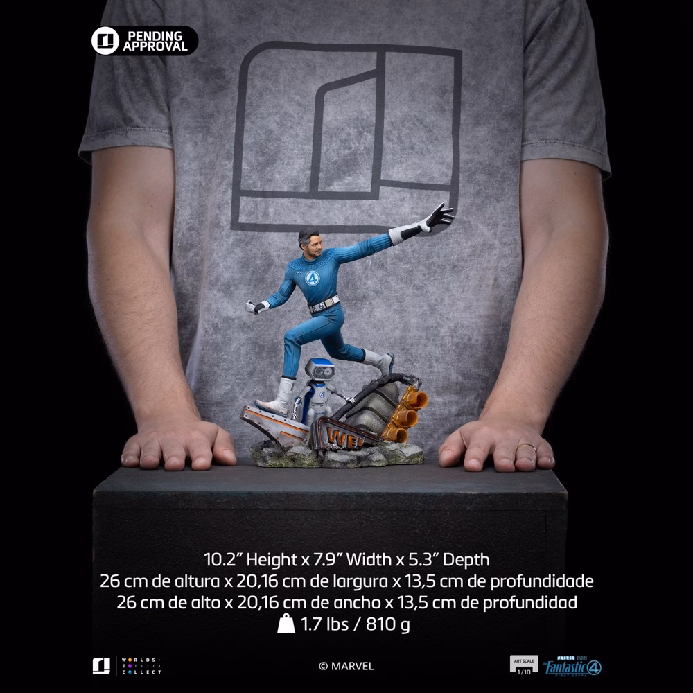 The Fantastic Four First Steps Iron Studio Mister Fantastic - Imagen 8