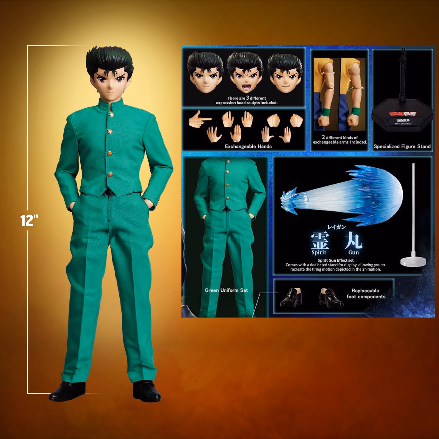 Yu Yu Hakusho Asmus Toys Yusuke Urameshi – Bild 5