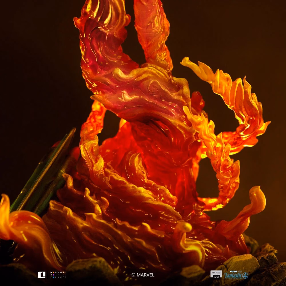 Fantastic Four Iron Studio Human Torch - Imagen 3
