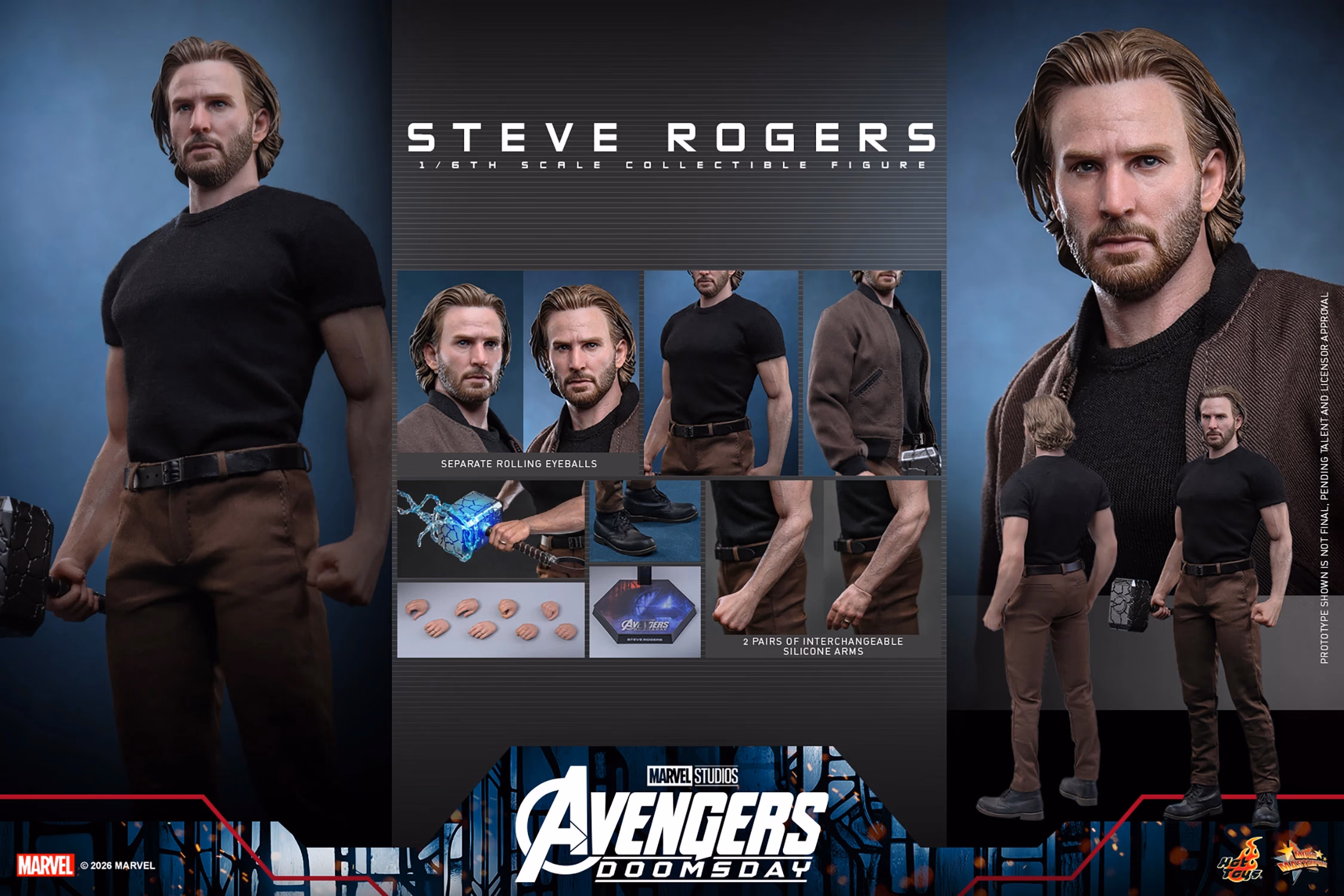 Avengers Doomsday Hot Toys Steve Rogers