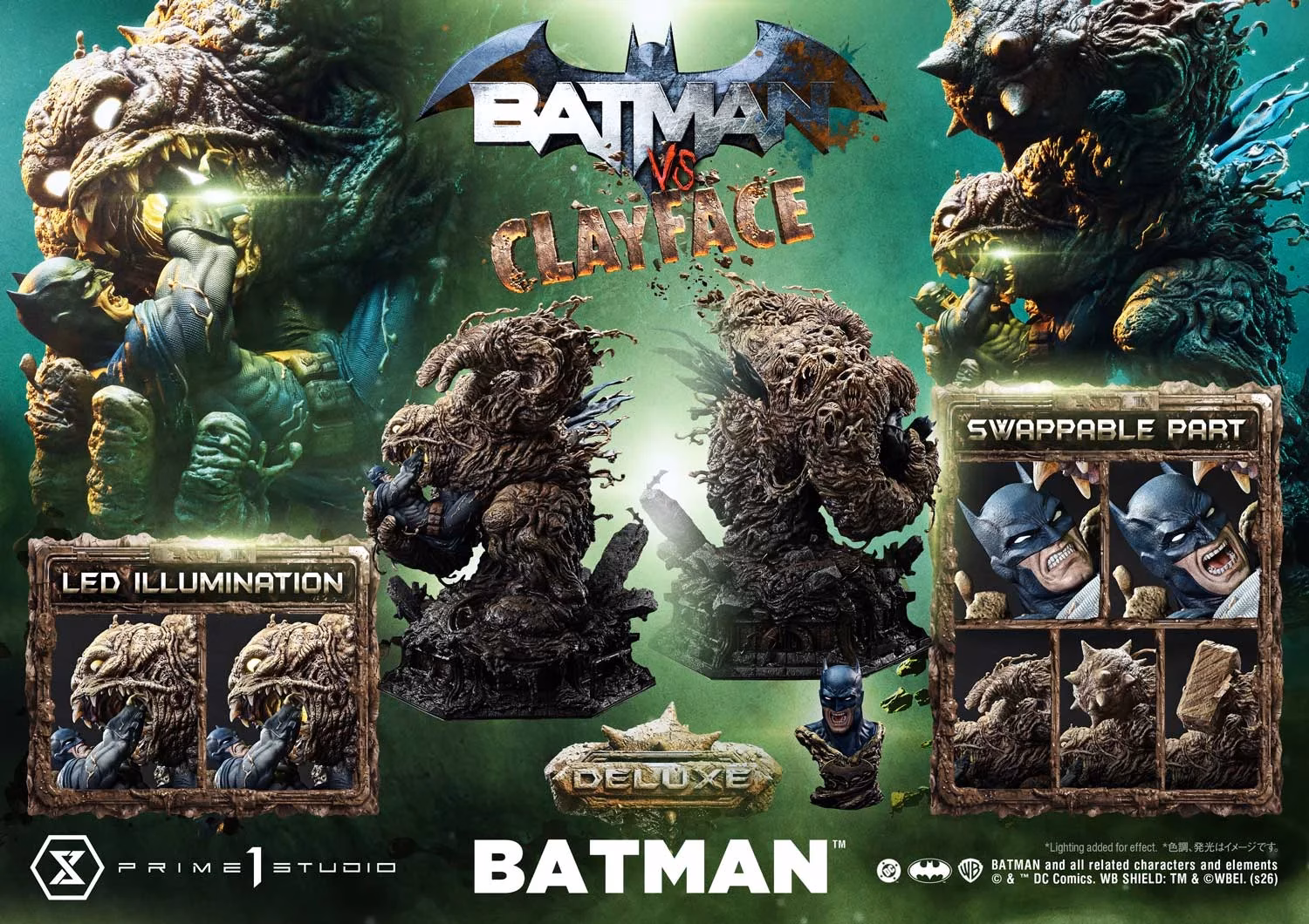 DC Comics Batman Prime 1 Studio Batman vs Clayface