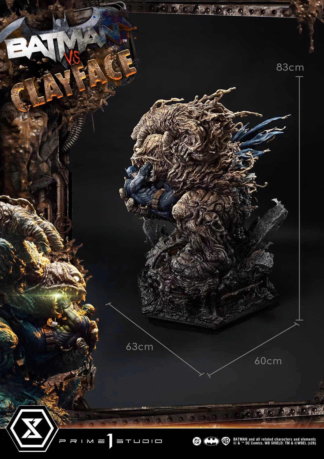 DC Comics Batman Prime 1 Studio Batman vs Clayface - 画像 (3)