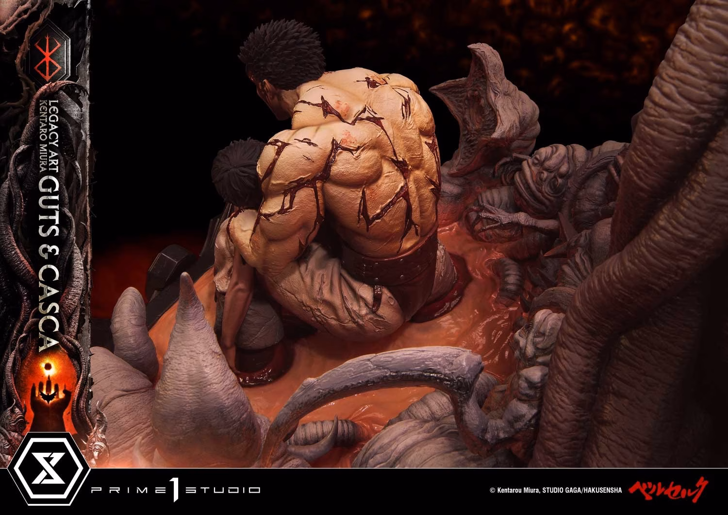 Berserk Prime 1 Studio Guts and Casca - Imagen 6