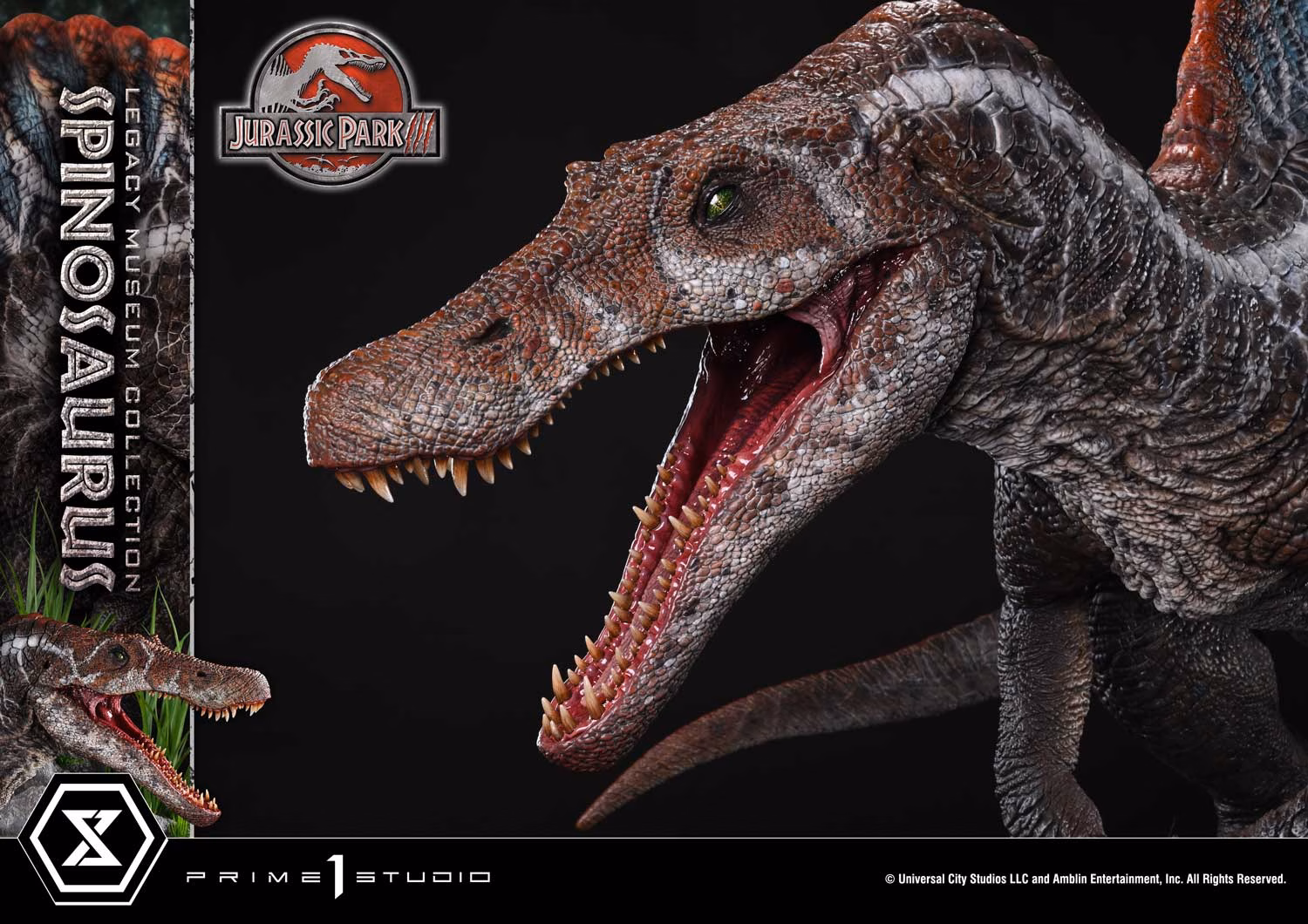 Jurassic Park III Prime 1 Studio Spinosaurus - Imagen 7